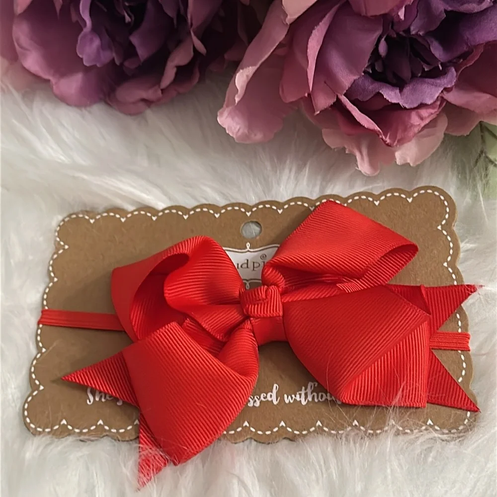 Mud Pie Red Soft Headband‎